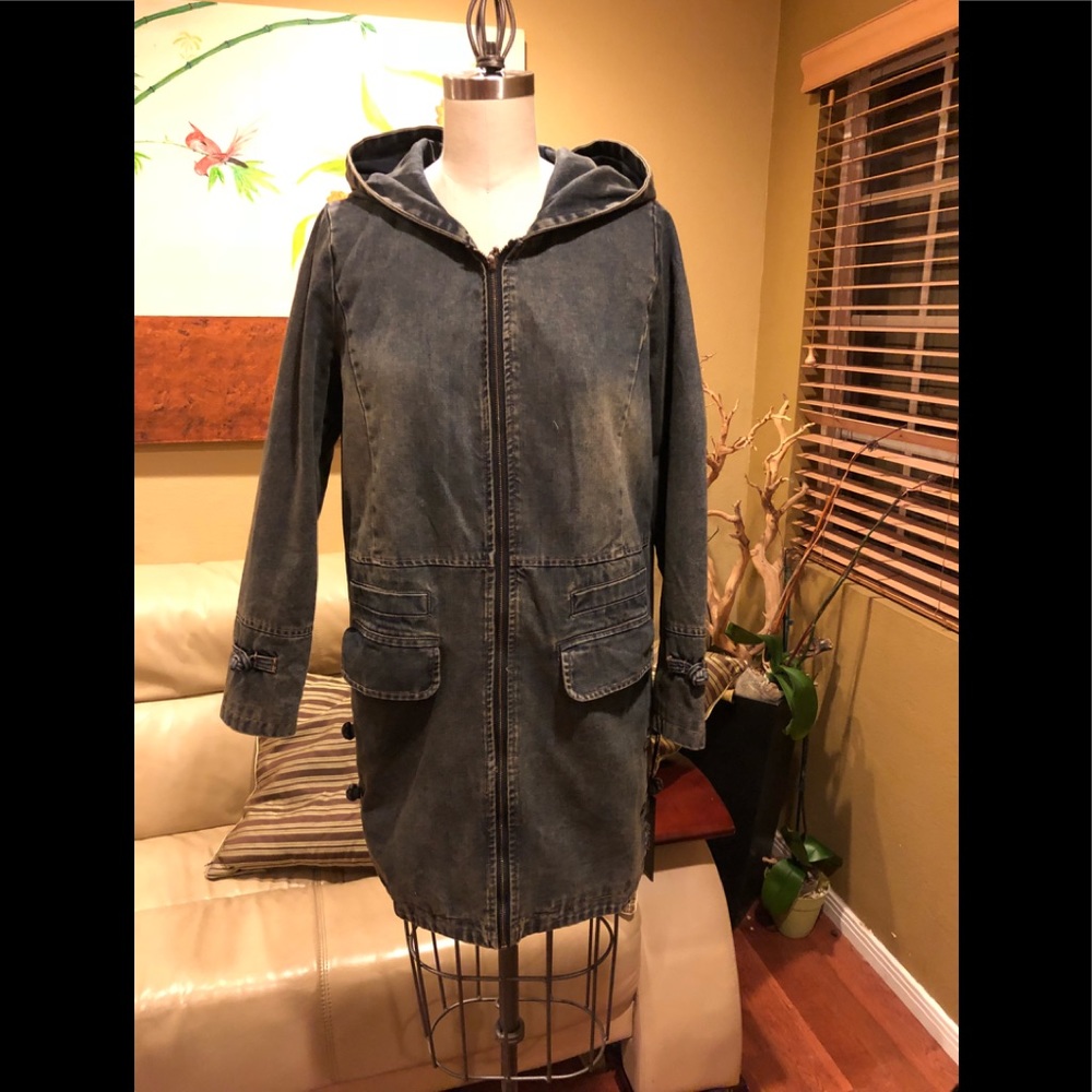 Blue denim jacket size small